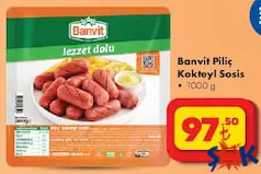 BANVİT PİLİÇ KOKTEYL SOSİS 1 KG